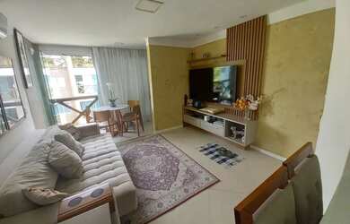 Imagem 2: Apartamento 3/4 com 1 Suíte semi mobiliado para locação em Buraquinho - Lauro de Freitas