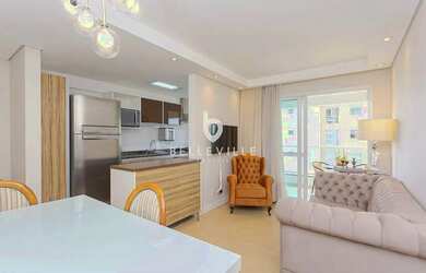 Imagem: O apartamento possui 2 Dormitórios, 1 Banheiro, 1 Vaga na garagem