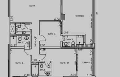 Imagem 3: Ipiranga, Apartamento com 129 metros quadrados com 2 vagas determinadas...