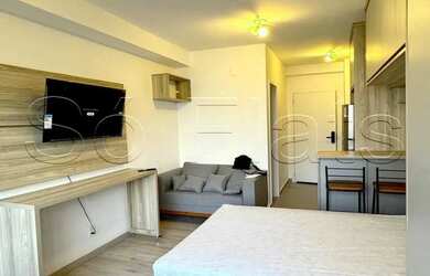 Imagem: O studio possui 1 Dormitório, 1 Banheiro, 25m² de Área, Imóvel