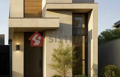 Imagem: A casa possui 2 Dormitórios, 1 Banheiro, 2 Vagas na garagem