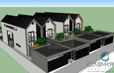 Imagem: A casa possui 2 Dormitórios, 2 Banheiros, 2 Vagas na garagem