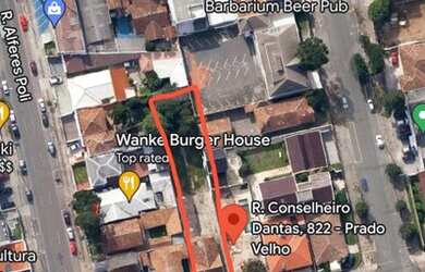 Imagem: O terreno possui 844m² de Área e está localizado em Rebouças