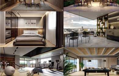 Imagem: O apartamento possui 2 Dormitórios, 1 Banheiro, 1 Vaga na garagem