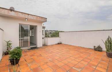 Imagem: O apartamento na cobertura possui 2 Dormitórios, 2 Banheiros