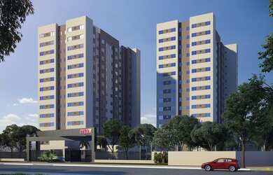 Imagem: O apartamento possui 2 Dormitórios, 1 Banheiro, 1 Vaga na garagem