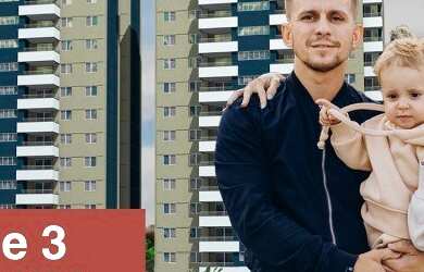 Imagem: O apartamento possui 3 Dormitórios, 2 Banheiros, 2 Vagas na