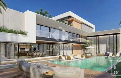 Imagem: A casa em condomínio possui 5 Dormitórios, 5 Banheiros, 4