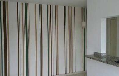 Imagem: O apartamento possui 1 Dormitório, 1 Banheiro, 1 Vaga na garagem