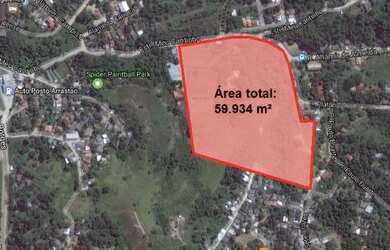 Imagem: O terreno possui 58.934m² de Área e está localizado em Arsenal