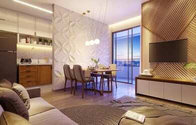 Imagem: O apartamento possui 2 Dormitórios, 2 Banheiros, 1 Vaga na