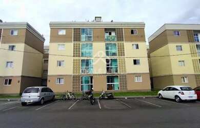 Imagem: O apartamento possui 2 Dormitórios, 1 Banheiro, 1 Vaga na garagem