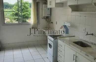 Imagem: O apartamento possui 2 Dormitórios, 1 Banheiro, 1 Vaga na garagem