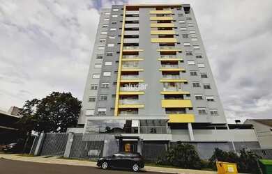 Imagem: O apartamento possui 1 Dormitório, 1 Banheiro, 1 Vaga na garagem