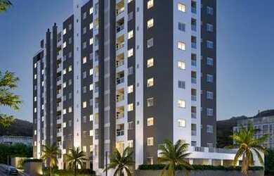 Imagem: O apartamento na cobertura possui 3 Dormitórios, 2 Banheiros