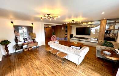 Imagem: O apartamento na cobertura possui 3 Dormitórios, 4 Banheiros