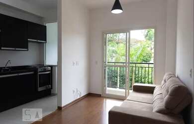 Imagem: O apartamento possui 1 Dormitório, 1 Banheiro, 1 Vaga na garagem