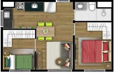 Imagem 15: Apartamento Vibra Butantã Rua Coronel Ferreira Leal Butantã São Paulo