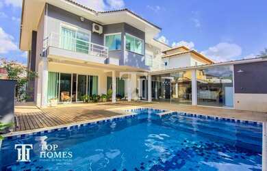 Imagem: A casa em condomínio possui 3 Dormitórios, 5 Banheiros, 3