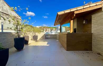 Imagem: O apartamento na cobertura possui 2 Dormitórios, 2 Banheiros