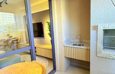 Imagem 7: Edifício Blend. Churrasqueira, Imóvel mobiliado, Ar-condicionadoe85m²...