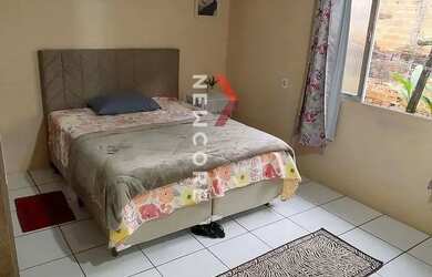 Imagem: A casa possui 3 Dormitórios, 2 Banheiros, 2 Vagas na garagem