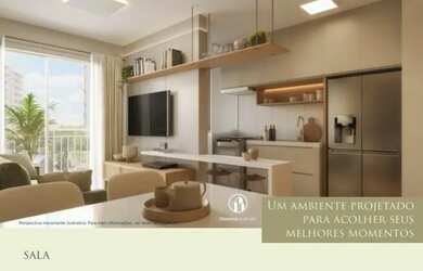 Imagem: O apartamento possui 2 Dormitórios, 2 Banheiros, 1 Vaga na