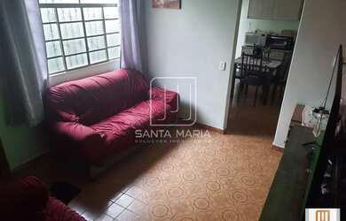 Imagem: A casa possui 2 Dormitórios, 1 Banheiro, 1 Vaga na garagem