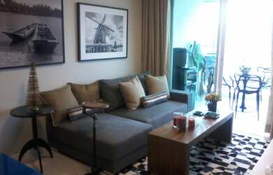 Imagem 5: Flat 2/4 mobiliado andar alto frente ao Salvador Shopping