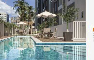 Imagem: O apartamento possui 2 Dormitórios, 2 Banheiros, 1 Vaga na