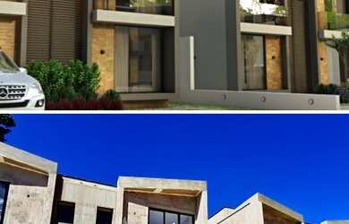 Imagem: A casa em condomínio possui 2 Dormitórios, 3 Banheiros, 2