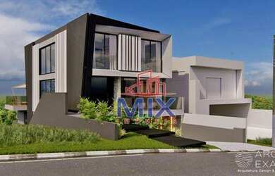 Imagem: A casa em condomínio possui 4 Dormitórios, 5 Banheiros, 4