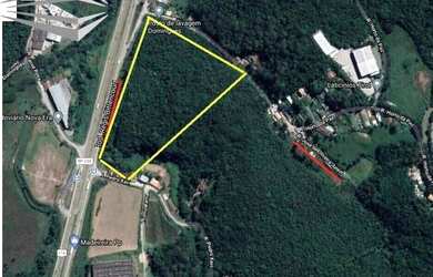 Imagem: O terreno possui 36.500m² de Área e está localizado em Potuverá