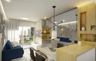 Imagem 5: Apartamento Padrão. Piscina, Churrasqueira, 64m² de Áreae1 Vaga na...