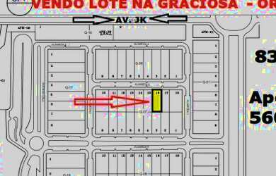 Imagem: O terreno possui 832m² de Área e está localizado em Graciosa