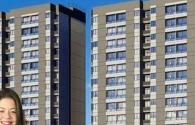 Imagem: O apartamento possui 2 Dormitórios, 1 Banheiro, 1 Vaga na garagem