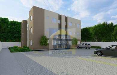 Imagem: O apartamento possui 2 Dormitórios, 1 Banheiro, 1 Vaga na garagem