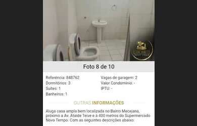 Imagem 8: Casa pra alugar no Mecejana