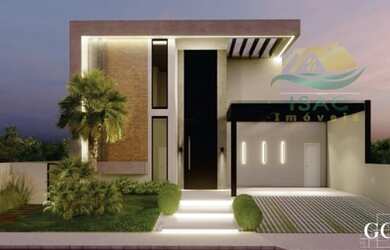 Imagem: A casa em condomínio possui 3 Dormitórios, 3 Banheiros, 4