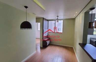 Imagem: O apartamento possui 2 Dormitórios, 1 Banheiro, 1 Vaga na garagem