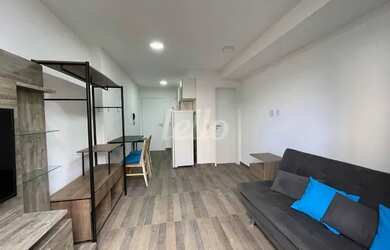 Imagem: O apartamento e possui 1 Dormitório, Suítes, 1 Banheiro