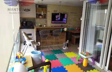 Imagem: O apartamento possui 3 Dormitórios, 4 Banheiros, 3 Vagas na