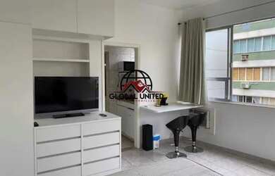 Imagem: O apartamento possui 1 Dormitório, 2 Banheiros, 28m² de Área