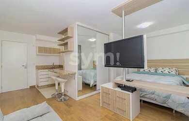 Imagem: O apartamento possui 1 Dormitório, 1 Banheiro, 36m² de Área