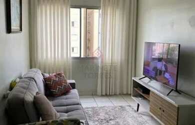 Imagem: O apartamento possui 2 Dormitórios, 1 Banheiro, 1 Vaga na garagem