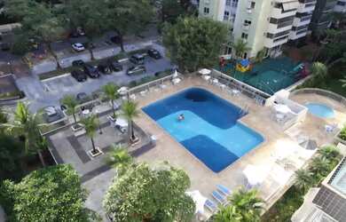 Imagem: O apartamento na cobertura possui 4 Dormitórios, 4 Banheiros