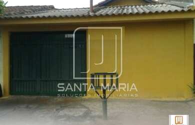 Imagem: A casa possui 3 Dormitórios, 1 Banheiro, 2 Vagas na garagem