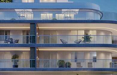 Imagem: O apartamento na cobertura possui 3 Dormitórios, 4 Banheiros