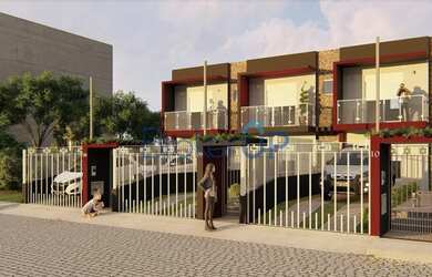 Imagem: A casa possui 2 Dormitórios, 1 Banheiro, 2 Vagas na garagem