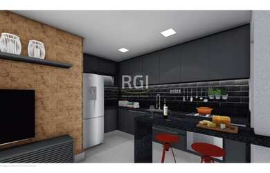 Imagem: O apartamento possui 1 Dormitório, 1 Banheiro, 40m² de Área